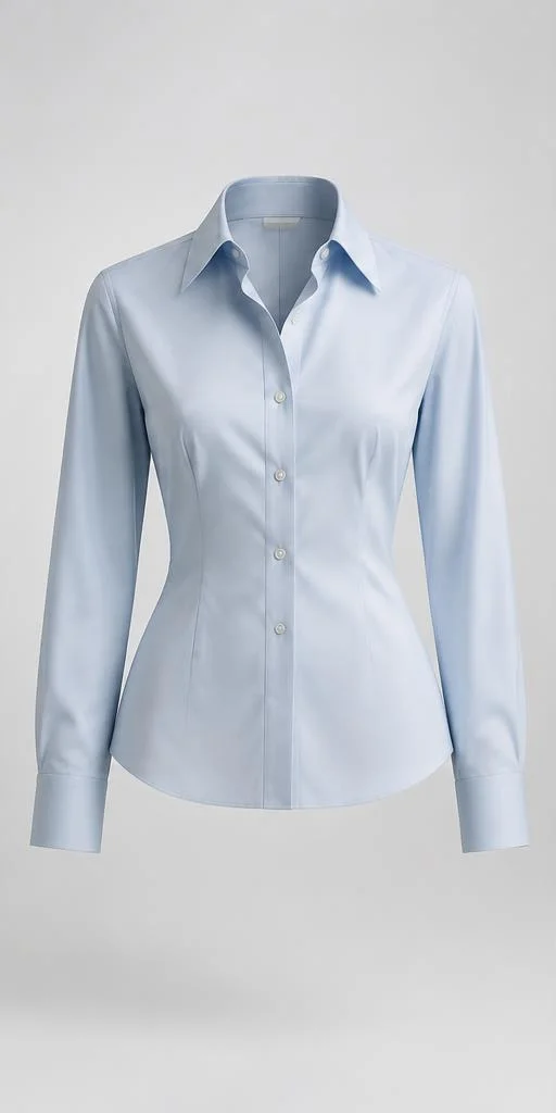Tailored shirt — illustrative concept, not a product for sale