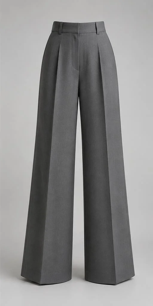 Wide-leg trousers — illustrative concept, not a product for sale